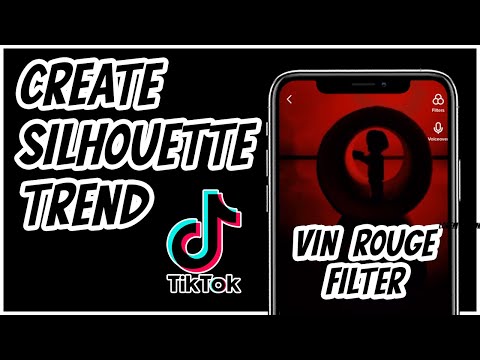 How To Create the Silhouette Challenge Video on Tiktok | Vin Rouge Trend 2021