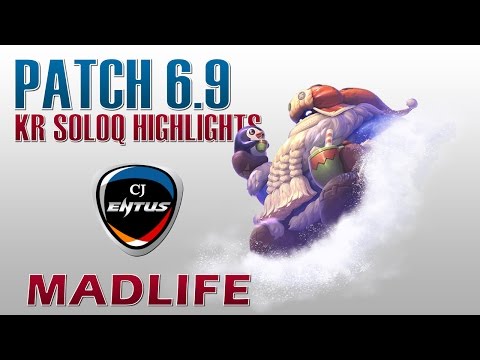 CJ Entus MadLife - Bard Support - KR LOL Challenger 570LP Highlights