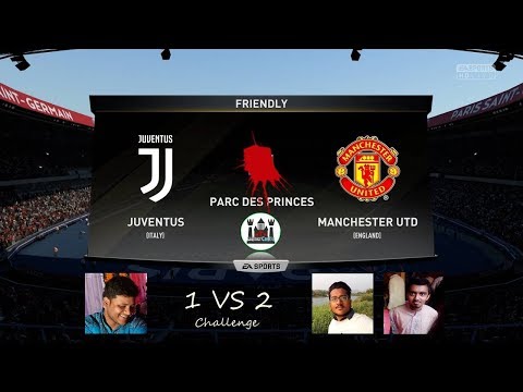 Juventus vs Manchester United 2vs1 Fifa18 Challenge
