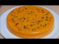 Ripe Papaya Pudding/No oven, No eggs Pudding recipe/Papaya Dessert Recipe/Easy jello Dessert recipe
