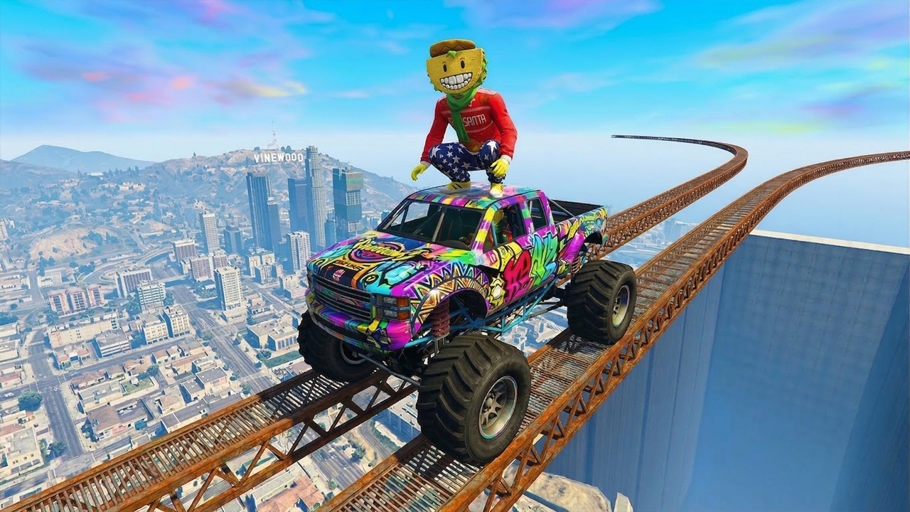 La CARRERA mas PELIGROSA de GTA 5 ONLINE