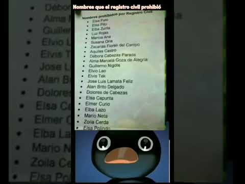 nombres prohibidos por el registro civil #fyp #parati #shorts #tiktok