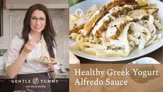 Healthy Alfredo Sauce with Greek Yogurt, Parmesan & Garlic | Easy & Anti-Inflammatory