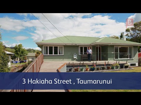 3 Hakiaha Street, Taumarunui, Ruapehu, Waikato, 4 침실, 2 욕실, House