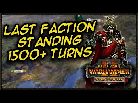 AI ONLY Last Faction Standing 1500 Turn+ Timelapse - Total War: Warhammer 2