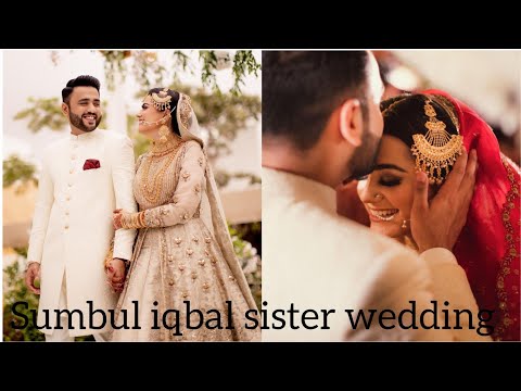 Actress Sumbul Iqbal khan sister wedding / Feroze khan / Yashma gill 🌸/ Design freaks