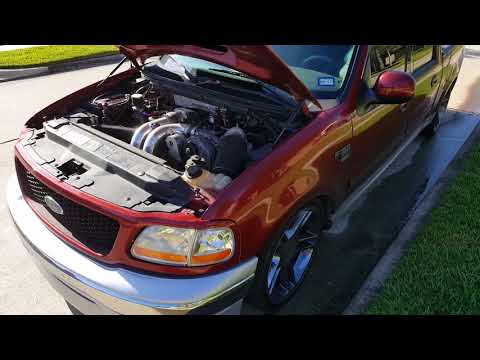 My procharged f150 sleeper!