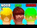 NOOB vs PRO vs HACKER In Hair Tatto Barbershop Master | With Oggy And Jack | Rock Indian Gamer |
