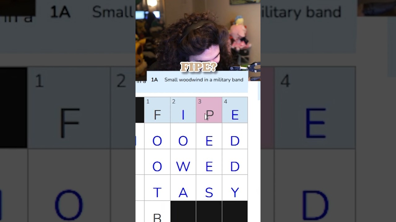ruben is too smart for the mini crossword #justchatting #rubensargasm #crossword