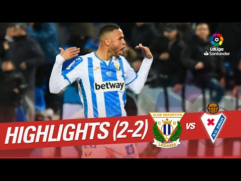 Highlights CD Leganés vs SD Eibar (2-2)