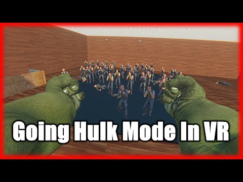 Hulk Smashing A Bunch Of NPC's | BONELAB VR