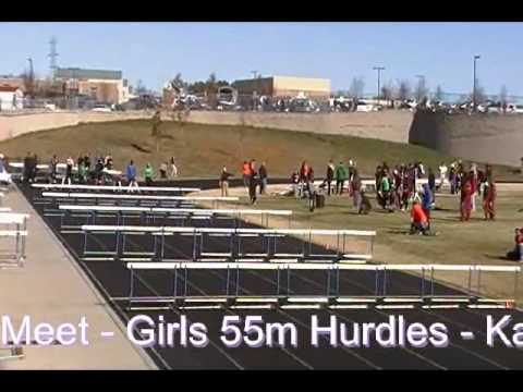 Kaila Smith - 55m Hurdles - 1.14.12 - Marvin Ridge.wmv