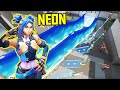 THE POWER OF NEON - Best Tricks & 200 IQ Outplays - VALORANT