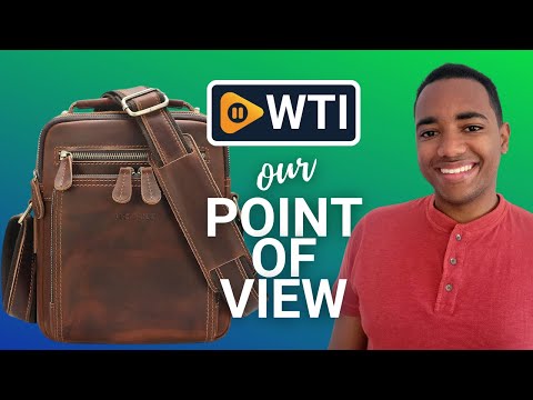 Jack&Chris Leather Messenger Bag for Men - WTI product video review