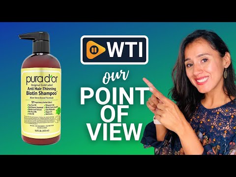 PURA D'OR Original Shampoo - WTI product video review
