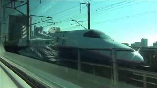 激アツ！JR埼京線E233系vsJR東北新幹線E2系【競争動画】