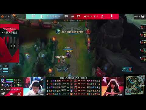 Uzi Jinx Triple Kill for the Epic Comback! -  BLG vs IG