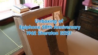 Video thumbnail for Epiphone 50th Anniversary 1962 Sheraton E212T guitar - Unboxing by Marmaduke Winterbotham