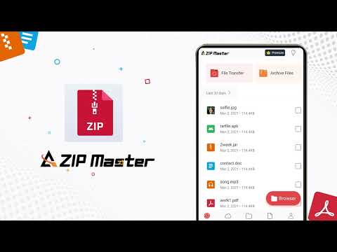 AZIP Master: ZIP / RAR, Unzip video