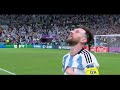 Argentina players singing “Muchachos” with fans vs Netherlands - FIFA Qatar World Cup 2022