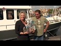Nico en Nely 10.000ste passant in haven van Urk