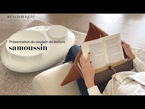 Le Coussin de Lecture Samoussin par Aricomagic