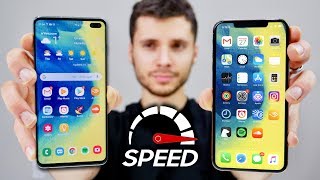 SamsungGalaxyS10PlusvsiPhoneXSMaxSpeedTest!Exynos9820