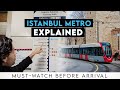 The Only Istanbul Public Transport Video You Need To Watch Metro Map Bus Routes