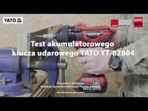 YATO smūginis veržliasukis YT-82804 18V 1/2 300Nm 1x2,0Ah LI-ION video