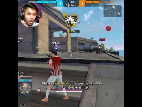 👑 1v4 M500 KING! 💥 Power of GM Bhai 🎯 Only M500 Onetap 🔥 #freefire #globalgrandmaster