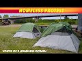 Homeless Protest In Bemidji, Minnesota