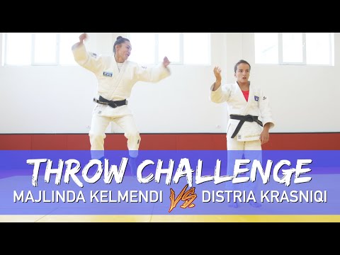 THROW CHALLENGE - Majlinda Kelmendi (KOS) vs Distria Krasniqi (KOS)