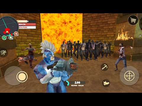 Rope Hero: Vice Town (Rope Hero Fight) Gravity Gun Destroy Zombies Man - Android Gameplay HD