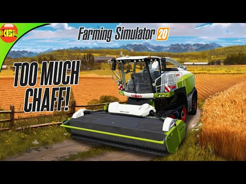 Making Tooo Much Chaff Job! Only Claas Vehicles #35 - Farming Simulator 20
