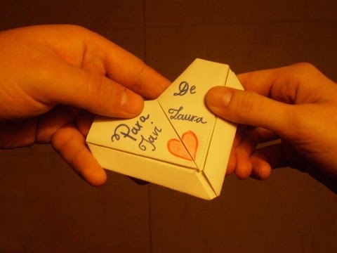 Cómo hacer un Corazón de Papel o Carta Corazón