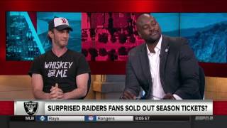 Surprised Raiders fans sold out season tickets? | SportsNation | May 29, 2017