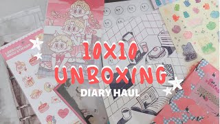 korean stationery and diary haul - 10x10 언박싱 haul 텐바이텐에서 //