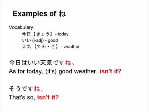 Learn Japanese from Scratch 2.1.5 - Sentence ending particles