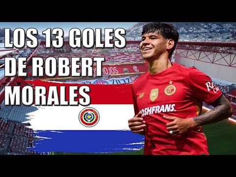 Los 13 goles de Robert Morales con Toluca