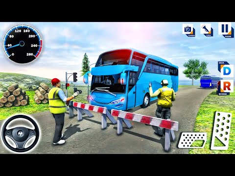 Offroad Bus Drive Simulator 3D - Uphill Real Bus Mountain Driving - Android GamePlay