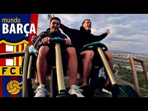 BARÇA | Así fue el FIESTÓN de celebración de los jugadores del FC BARCELONA en PortAventura World