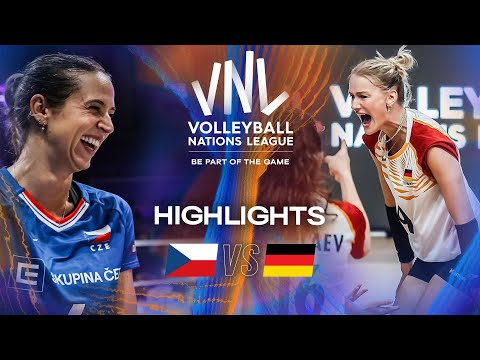 Czechia 🇨🇿 vs. Germany 🇩🇪 - Highlights | Week 1 | Women's VNL 2025