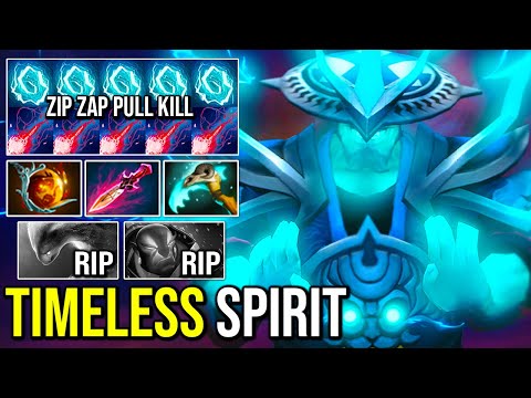Crazy Zip Zap Timeless Storm Spirit Even Ember + Morp Can't Survive His DMG Dota 2