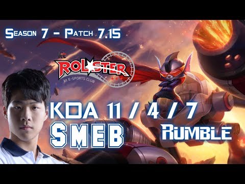 KT Smeb RUMBLE vs CAMILLE Top - Patch 7.15 KR Ranked