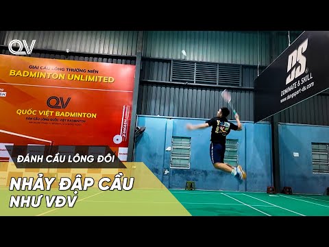 Bí mật NHẢY ĐẬP CẦU trong đánh đôi nam như VĐV CHUYÊN NGHIỆP | Tập đánh cầu lông đôi