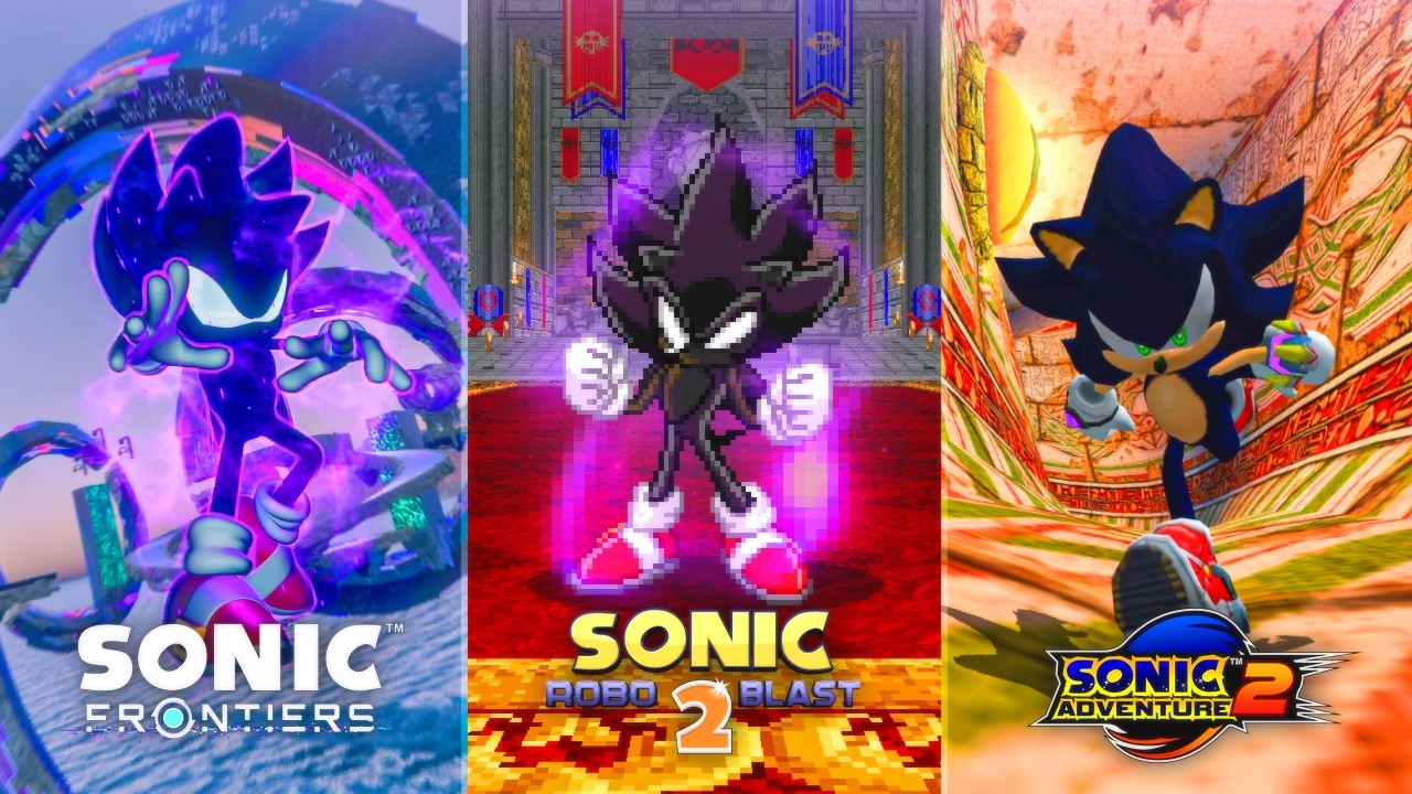 5 Versions of Dark Sonic in Sonic Games