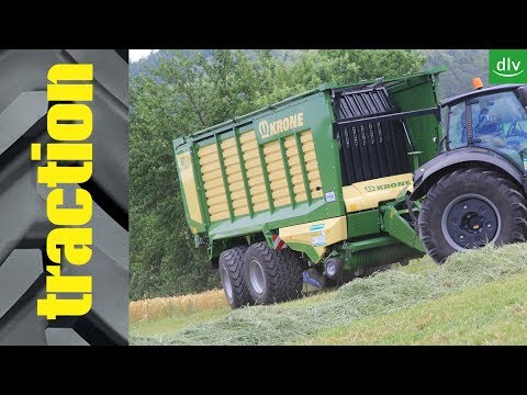 Krone MX 370 GD in der traction Arbeitsprobe
