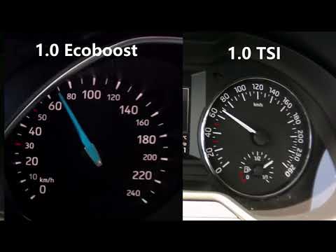 0-180 Focus 1.0 EcoBoost  VS Octavia 1.0 TSI