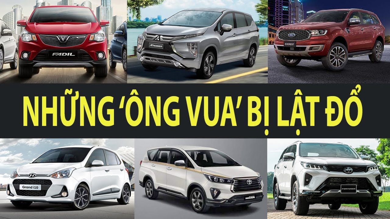 Những cuộc lật đổ ngoạn mục trên bảng 10 xe bán chạy nhất Việt Nam nửa đầu năm 2021