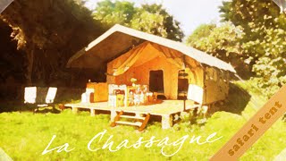preview picture of video 'La Chassagne Safari Tent - Zorgeloos kamperen op Camping La Chassagne (Ronnet, Frankrijk)'